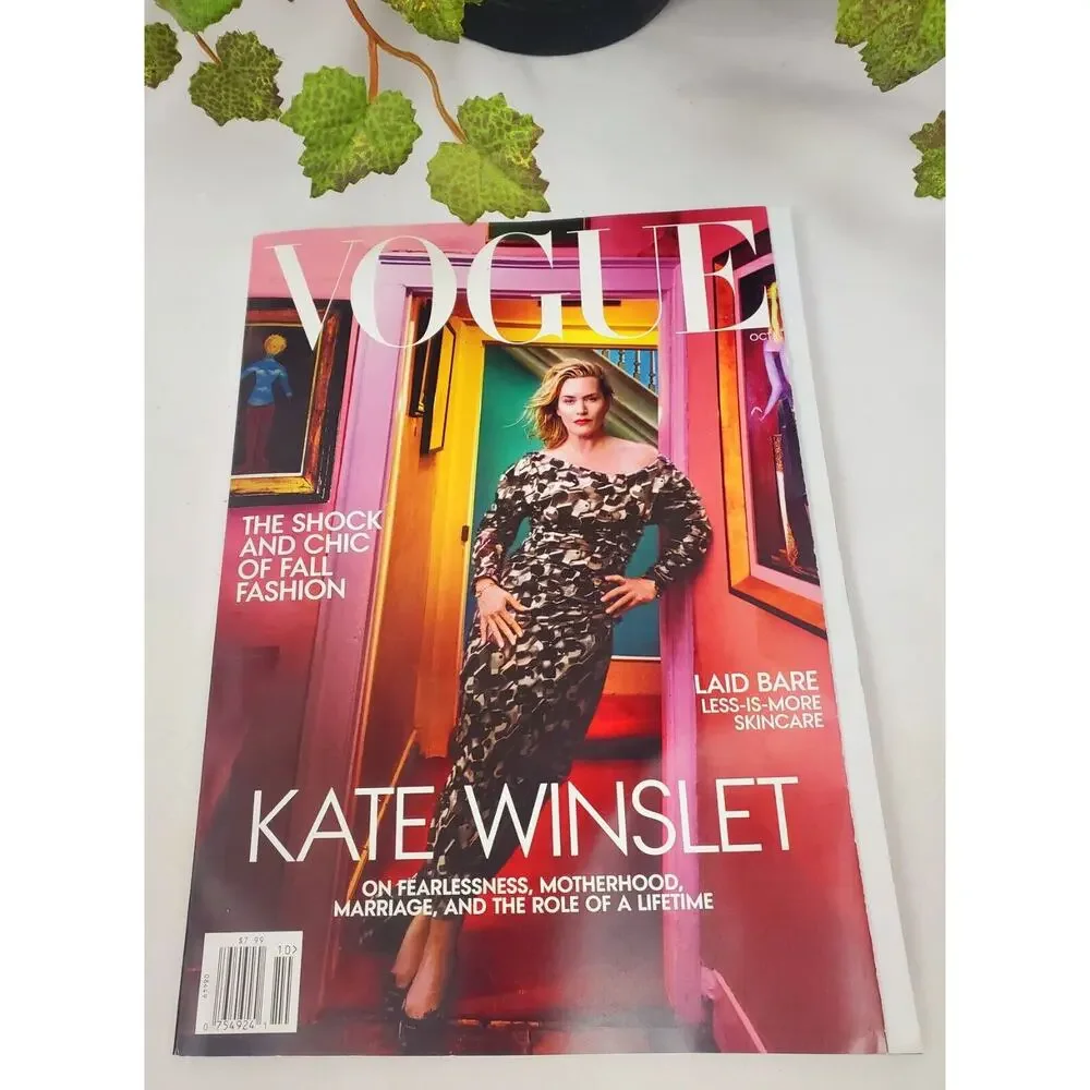 New VOGUE Magazine Oct 2023 Kate Winslet Fall Fashion Skincare October 23